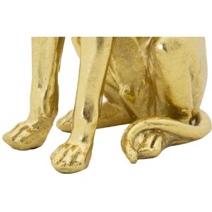 Mauro Ferretti honden sculptuur Hond Goud 20x12,5x33 cm goud