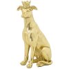 Mauro Ferretti honden sculptuur Hond Goud 20x12,5x33 cm goud