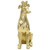 Mauro Ferretti honden sculptuur Hond Goud 20x12,5x33 cm goud