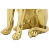 Mauro Ferretti honden sculptuur Hond Goud 20x12,5x33 cm goud