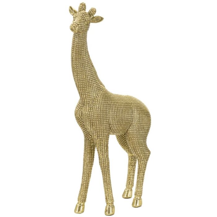 Mauro Ferretti sculptuur giraffe 19,8x8x40 cm goud