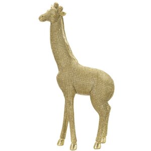 Mauro Ferretti sculptuur giraffe 19,8x8x40 cm goud
