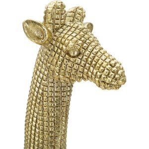 Mauro Ferretti sculptuur giraffe 19,8x8x40 cm goud