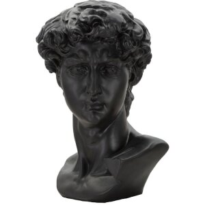 Mauro Ferretti Buste Groot Zwart Hoofd 44x35,5x60 cm zwart