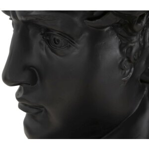 Mauro Ferretti Buste Groot Zwart Hoofd 44x35,5x60 cm zwart
