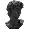 Mauro Ferretti Buste Groot Zwart Hoofd 44x35,5x60 cm zwart