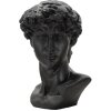 Mauro Ferretti Buste Groot Zwart Hoofd 44x35,5x60 cm zwart