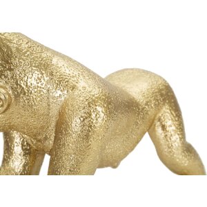 Mauro Ferretti gorilla sculptuur 24,3x13,9x22,8 cm goud
