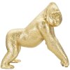 Mauro Ferretti gorilla sculptuur 24,3x13,9x22,8 cm goud