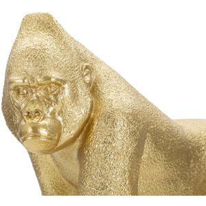 Mauro Ferretti gorilla sculptuur 29,7x11,5x21,8 cm goud