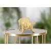 Mauro Ferretti stier sculptuur 19,5x9,9x10,6 cm goud