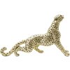 Mauro Ferretti luipaard beeldje 33x7,7x19,5 cm goud zwart