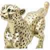 Mauro Ferretti luipaard beeldje 33x7,7x19,5 cm goud zwart