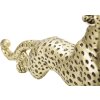 Mauro Ferretti luipaard beeldje 33x7,7x19,5 cm goud zwart