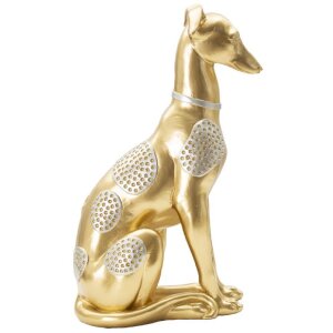 Mauro Ferretti honden sculptuur Sit Dog 19.8x10x29 cm...