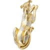 Mauro Ferretti honden sculptuur 32,2x9,5x18,3 cm goud zilver