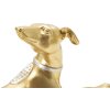 Mauro Ferretti honden sculptuur 32,2x9,5x18,3 cm goud zilver