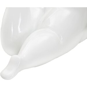 Mauro Ferretti Vrouw Yoga Relax sculptuur 32x12,5x16 cm wit