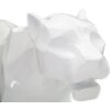 Mauro Ferretti panter sculptuur wit 70x18x32,5 cm