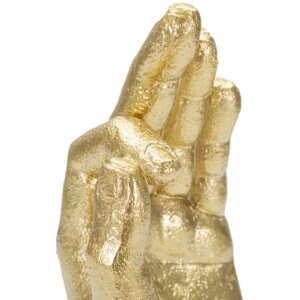 Mauro Ferretti handsculptuur Ok Hand 10x7x22,5 cm goud