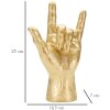 Mauro Ferretti handsculptuur Yeah Hand 14,5x7x23 cm goud