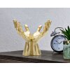 Mauro Ferretti handsculptuur Vredeshanden 25x15x24 cm goud
