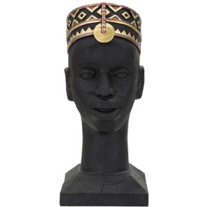 Mauro Ferretti Buste Massai Man 25x25x56 cm zwart