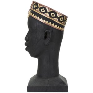 Mauro Ferretti Buste Massai Man 25x25x56 cm zwart