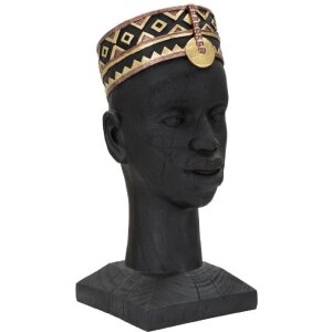Mauro Ferretti Buste Massai Man 25x25x56 cm zwart