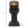 Mauro Ferretti Buste Massai Man 25x25x56 cm zwart