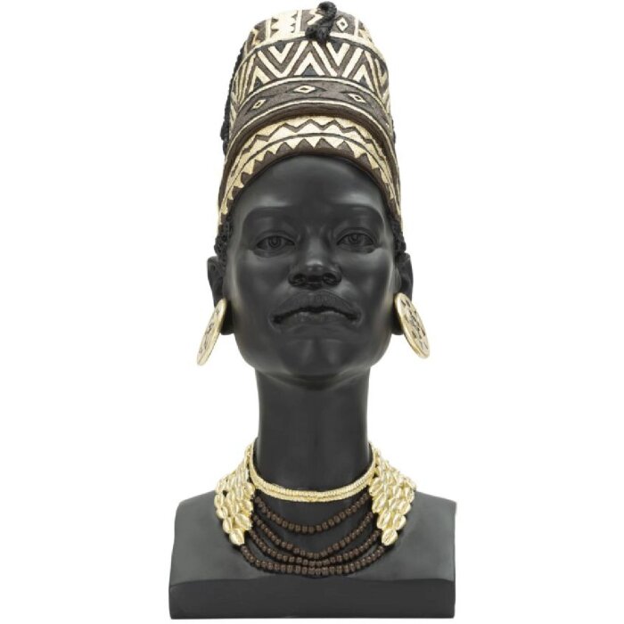 Mauro Ferretti Buste Massai Vrouw Cup 21,5x27,5x45 cm zwart