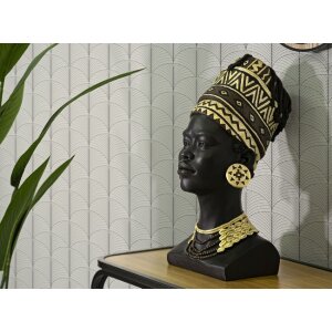 Mauro Ferretti Buste Massai Vrouw Cup 21,5x27,5x45 cm zwart