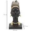 Mauro Ferretti Buste Massai Vrouw Cup 21,5x27,5x45 cm zwart