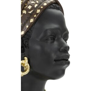 Mauro Ferretti Buste Massai Vrouw 19x18,5x30 cm zwart