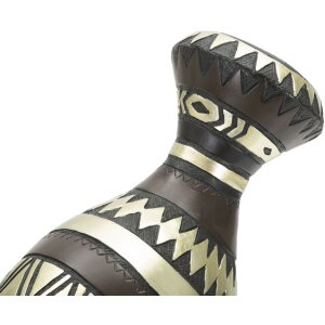 Mauro Ferretti Buste Massai Vrouw Stam 23x19x38,5 cm zwart