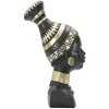Mauro Ferretti Buste Massai Vrouw Stam 23x19x38,5 cm zwart