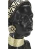 Mauro Ferretti Buste Massai Vrouw Stam 23x19x38,5 cm zwart