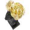 Mauro Ferretti Buste Vrouw met Vlinder 21x20x36,5 cm zwart goud