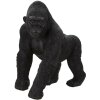 Mauro Ferretti decoratief figuur gorilla 35x21,5x37,5 cm zwart