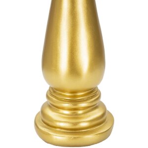Mauro Ferretti schaakstuk Alfiere Ø 12,5x38,5 cm goud zwart decoratie