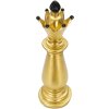 Mauro Ferretti schaakstuk Alfiere Ø 12,5x38,5 cm goud zwart decoratie