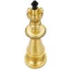 Mauro Ferretti schaakstuk koning Ø 11x32.5 cm goud zwart decoratie