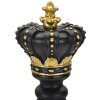 Mauro Ferretti schaakstuk koning Ø 13x40,5 cm zwart goud decoratie