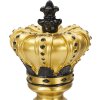 Mauro Ferretti schaakstuk koning Ø 13x40.5 cm goud zwart decoratie