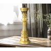 Mauro Ferretti schaakstuk koning Ø 13x40.5 cm goud zwart decoratie