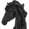 Mauro Ferretti schaakstuk paard 14x11x27 cm zwart goud decoratie