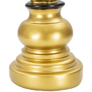 Mauro Ferretti schaakstuk paard decoratie 14x11x27 cm goud zwart