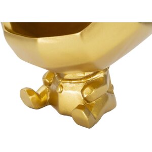 Mauro Ferretti decoratief beeldje hond Ø17x23,5 cm goud zwart