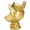 Mauro Ferretti decoratief beeldje hond Ø17x23,5 cm goud zwart