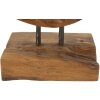 Mauro Ferretti sculptuur Munt 30x1,5x40 cm teak bruin